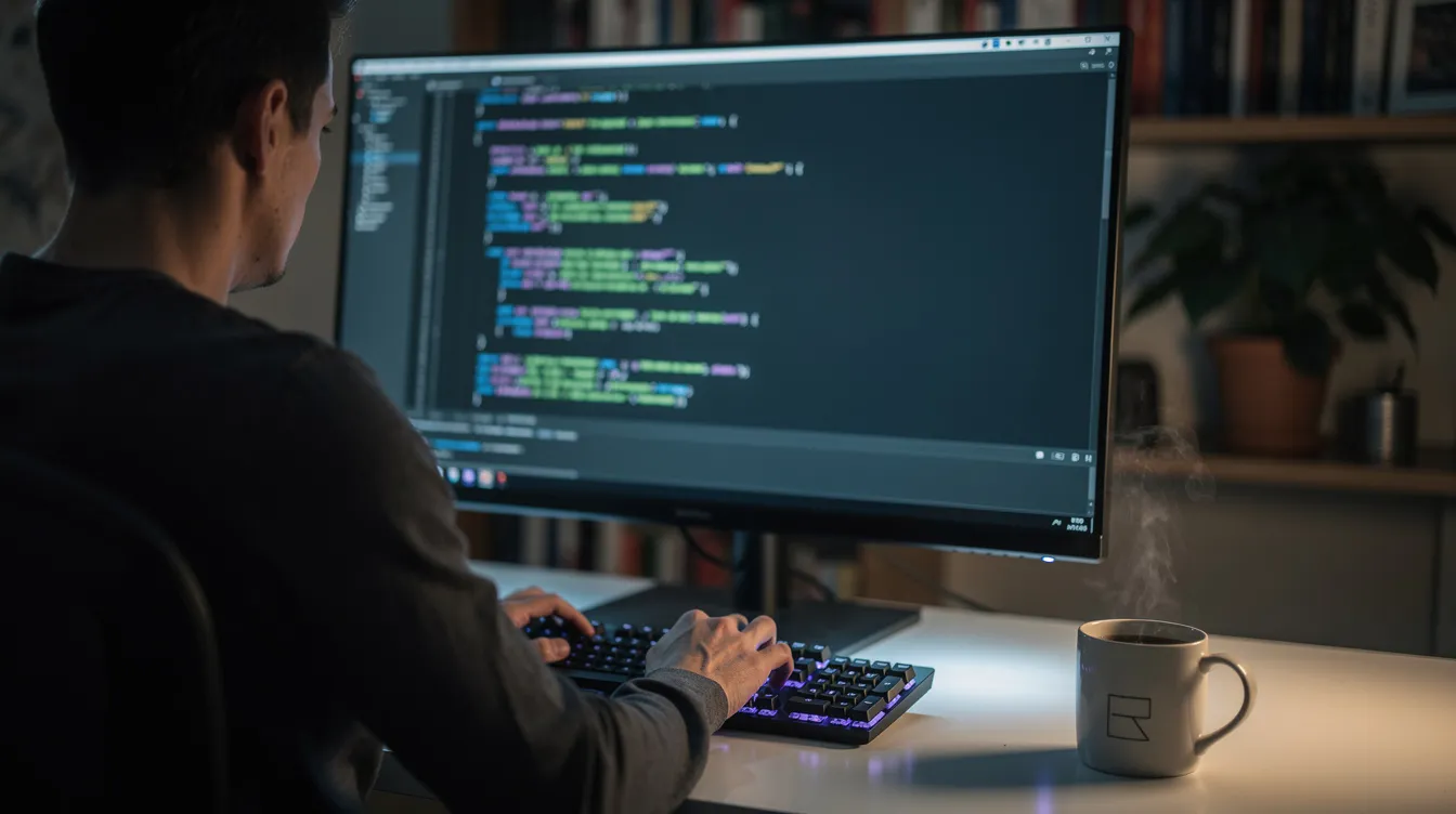 An AI coding agent planning and editing code